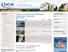 Tablet Screenshot of immo-hgw.de